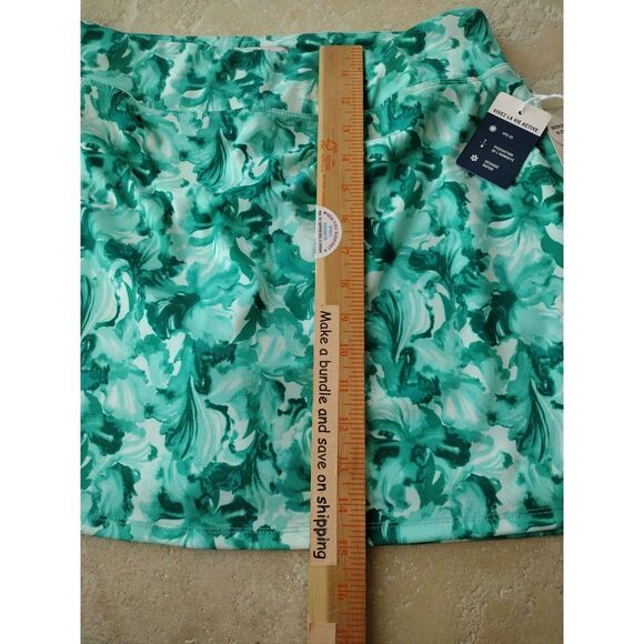 Tommy Bahama Active Skort Skirt Women Large‎ Green Abstract Tropical UPF 50 - Picture 4 of 9